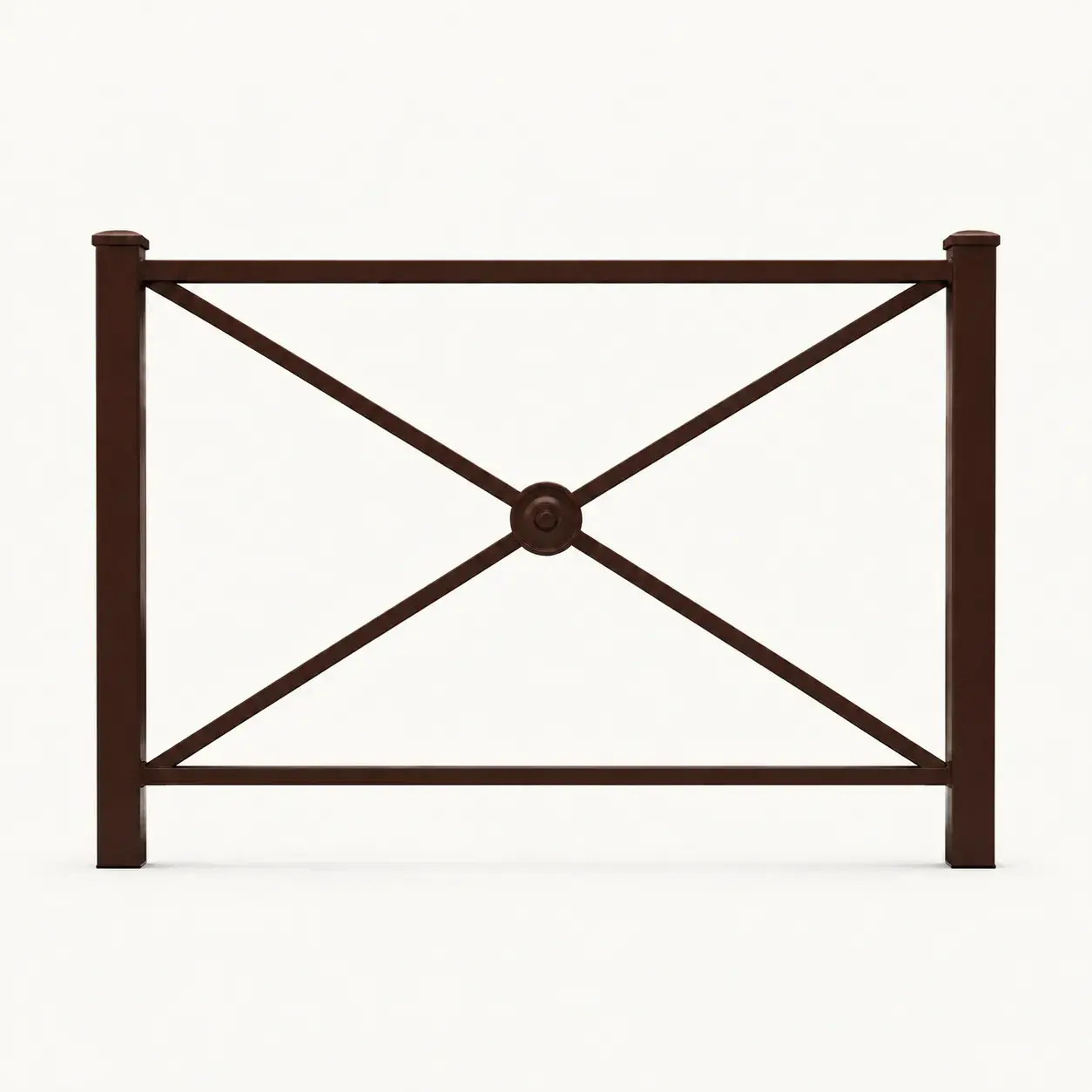 Barrière de ville BP10 — coloris Marron (RAL 8017)
