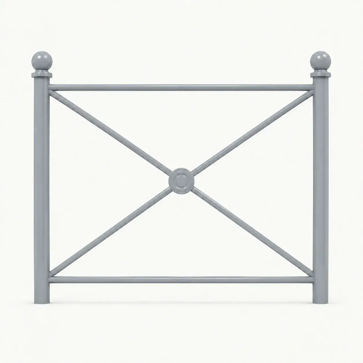 Barrière de ville BP14 — coloris Gris alu (RAL 310)