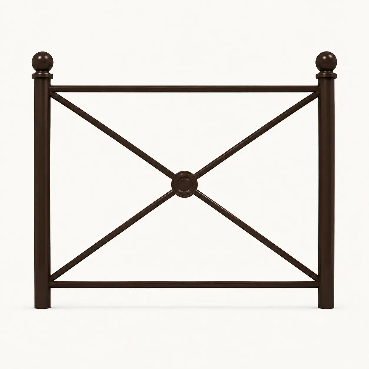 Barrière de ville BP14 — coloris Marron (RAL 8017)