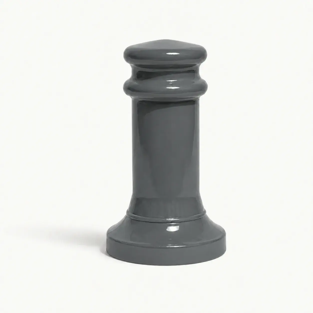 Borne de voirie peinte en acier BV1 — coloris Gris (RAL 7012)