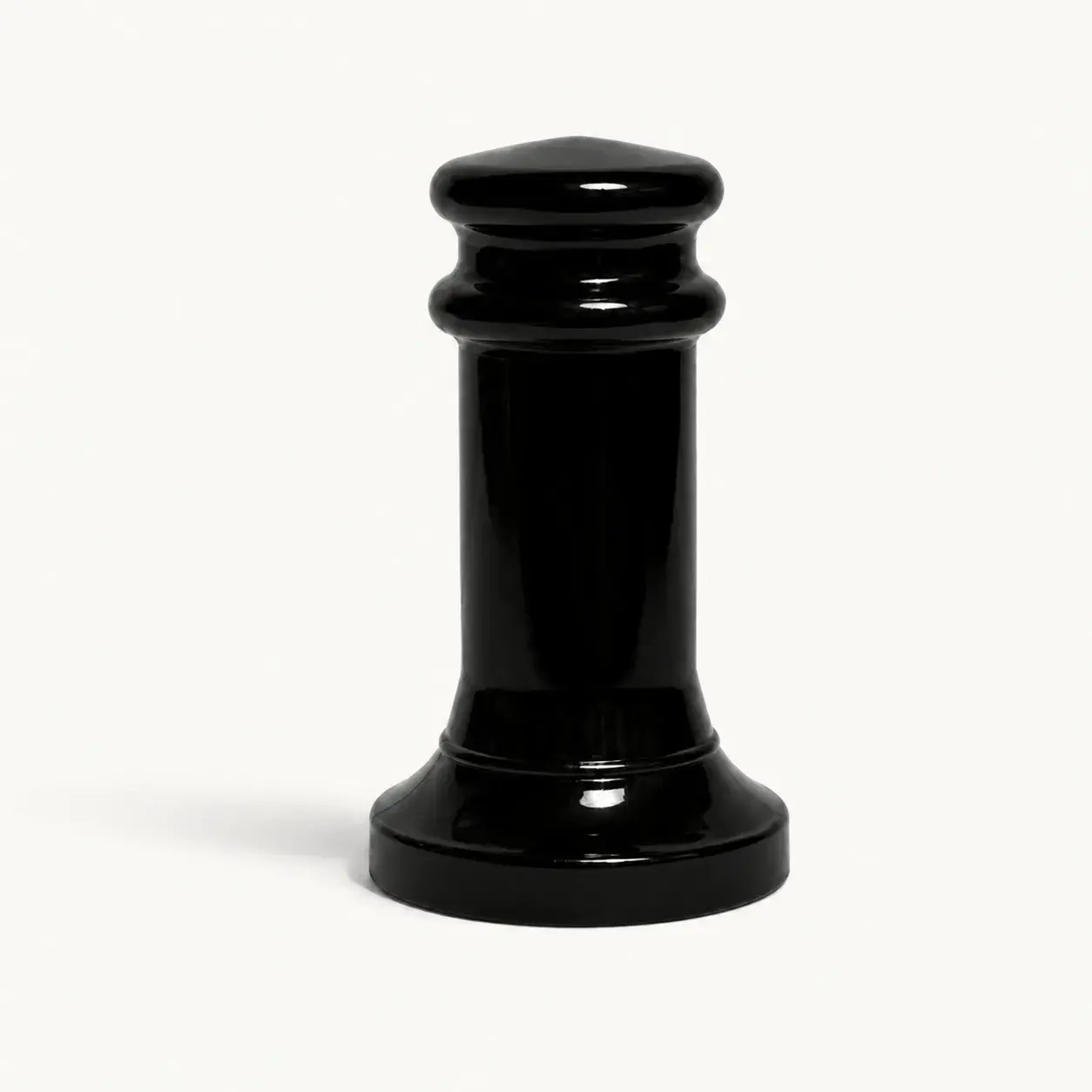 Borne de voirie peinte en acier BV1 — coloris Noir (RAL 9005)