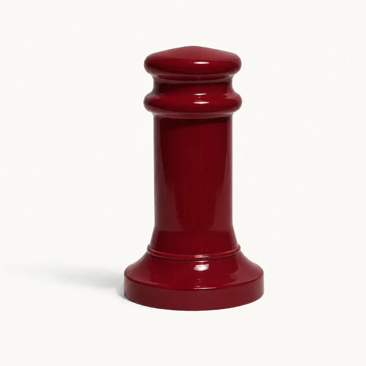 Borne de voirie peinte en acier BV1 — coloris Rouge (RAL 3004)