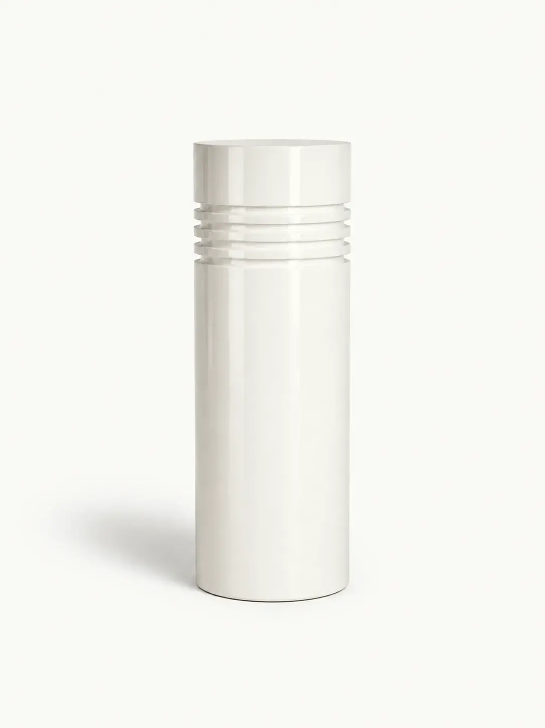 Borne de voirie peinte en acier BV11 — coloris Blanc (RAL 9010)