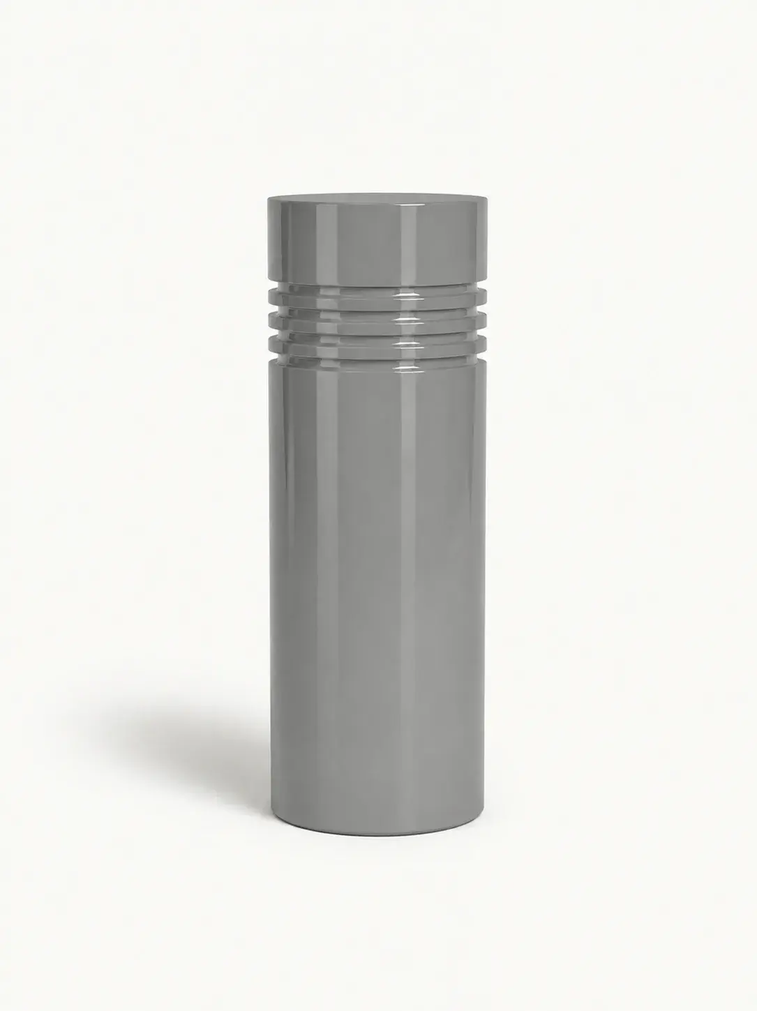 Borne de voirie peinte en acier BV11 — coloris Gris alu (RAL 310)