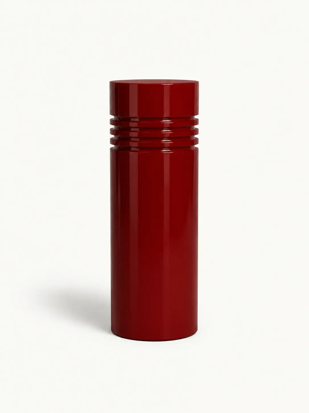 Borne de voirie peinte en acier BV11 — coloris Rouge (RAL 3004)
