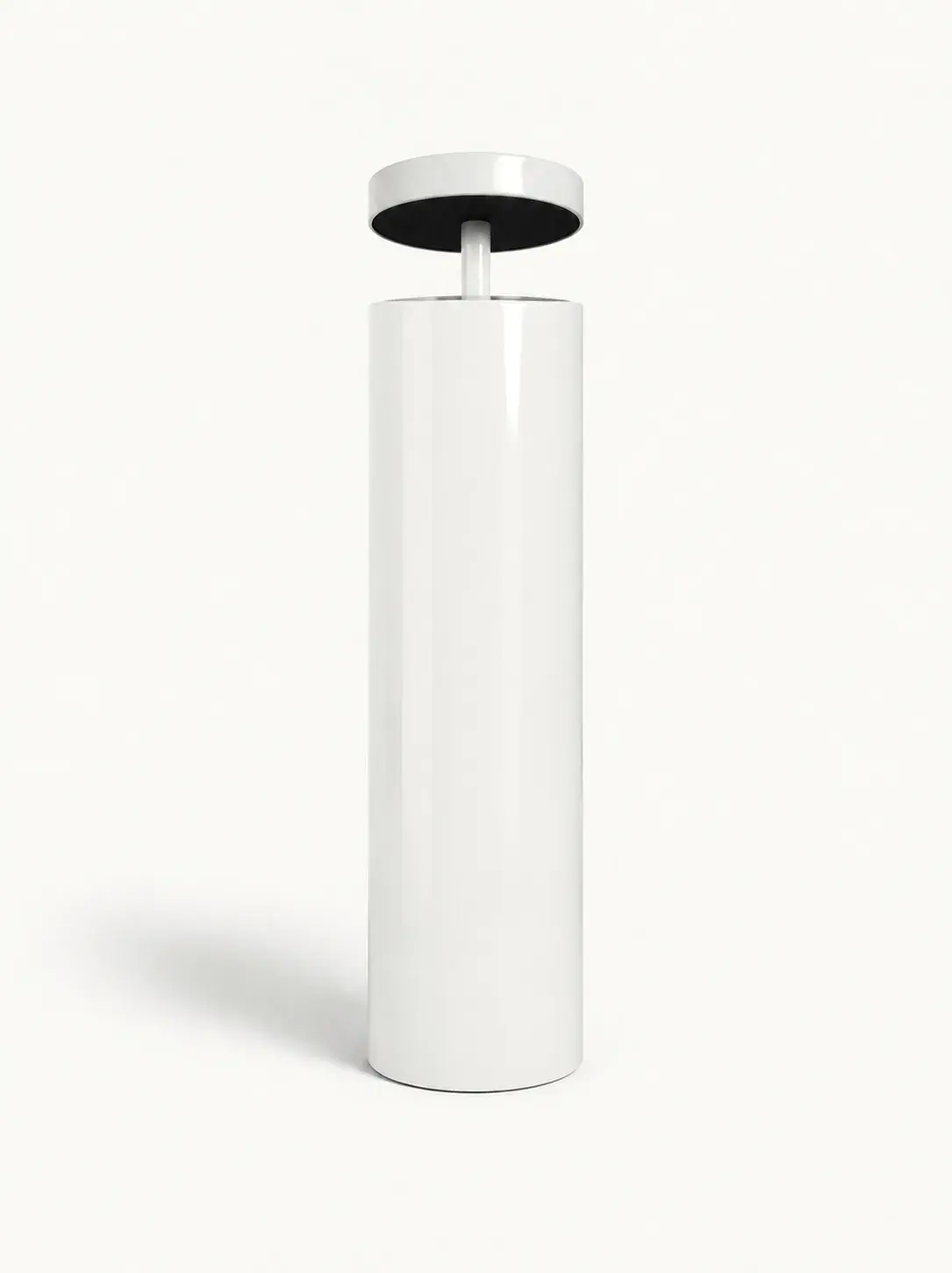 Borne anti-bélier peinte en acier BV12 — coloris Blanc (RAL 9010)