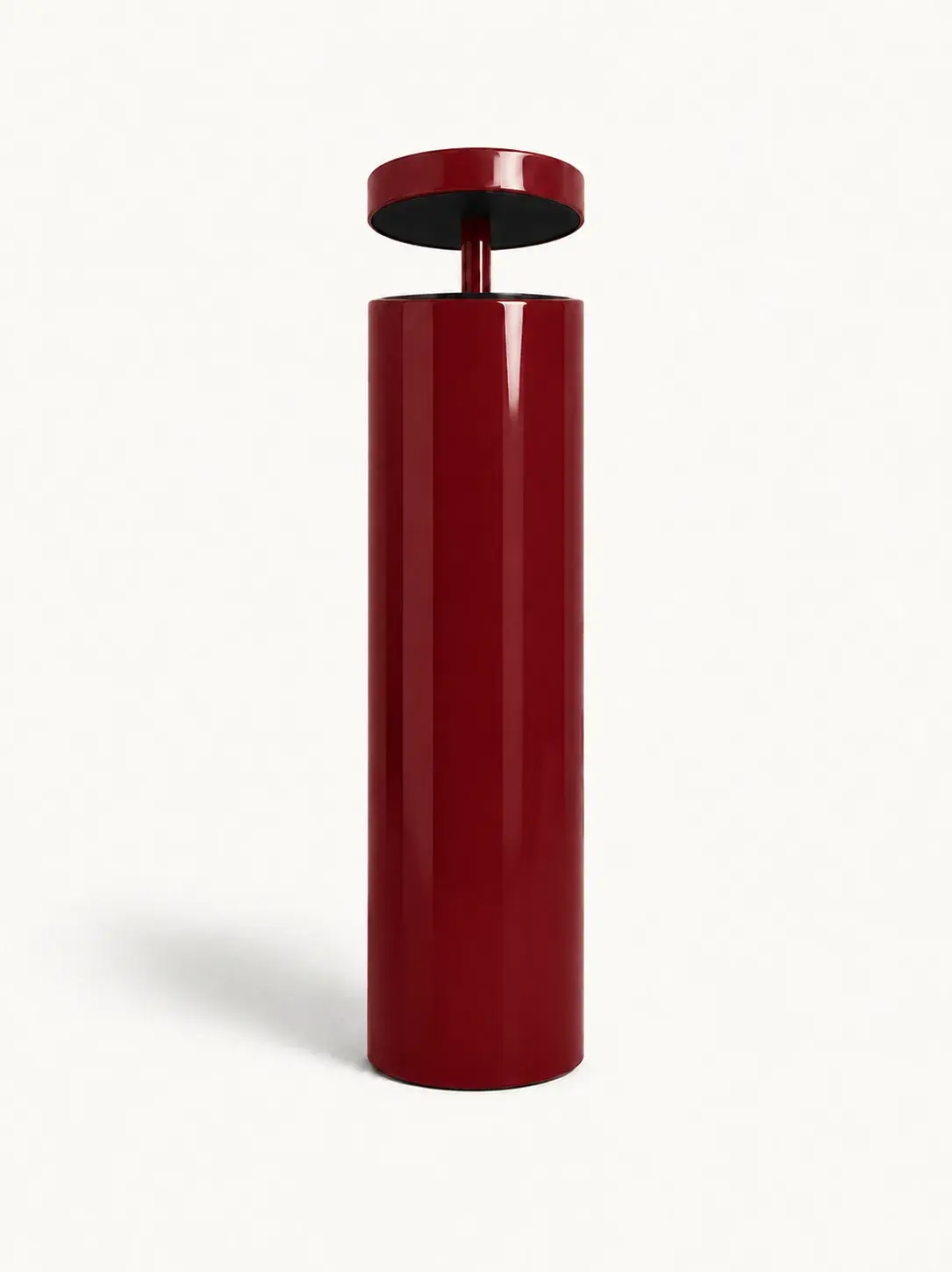 Borne anti-bélier peinte en acier BV12 — coloris Rouge (RAL 3004)