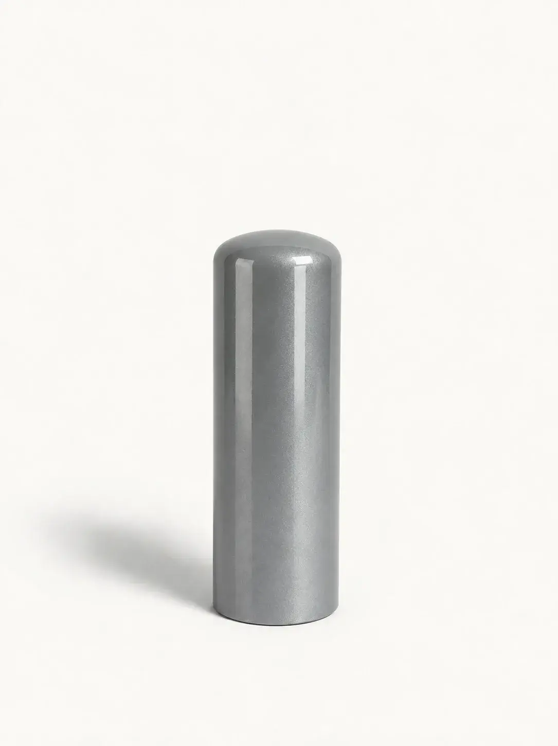 Borne de voirie peinte en acier BV13 — coloris Gris alu (RAL 310)