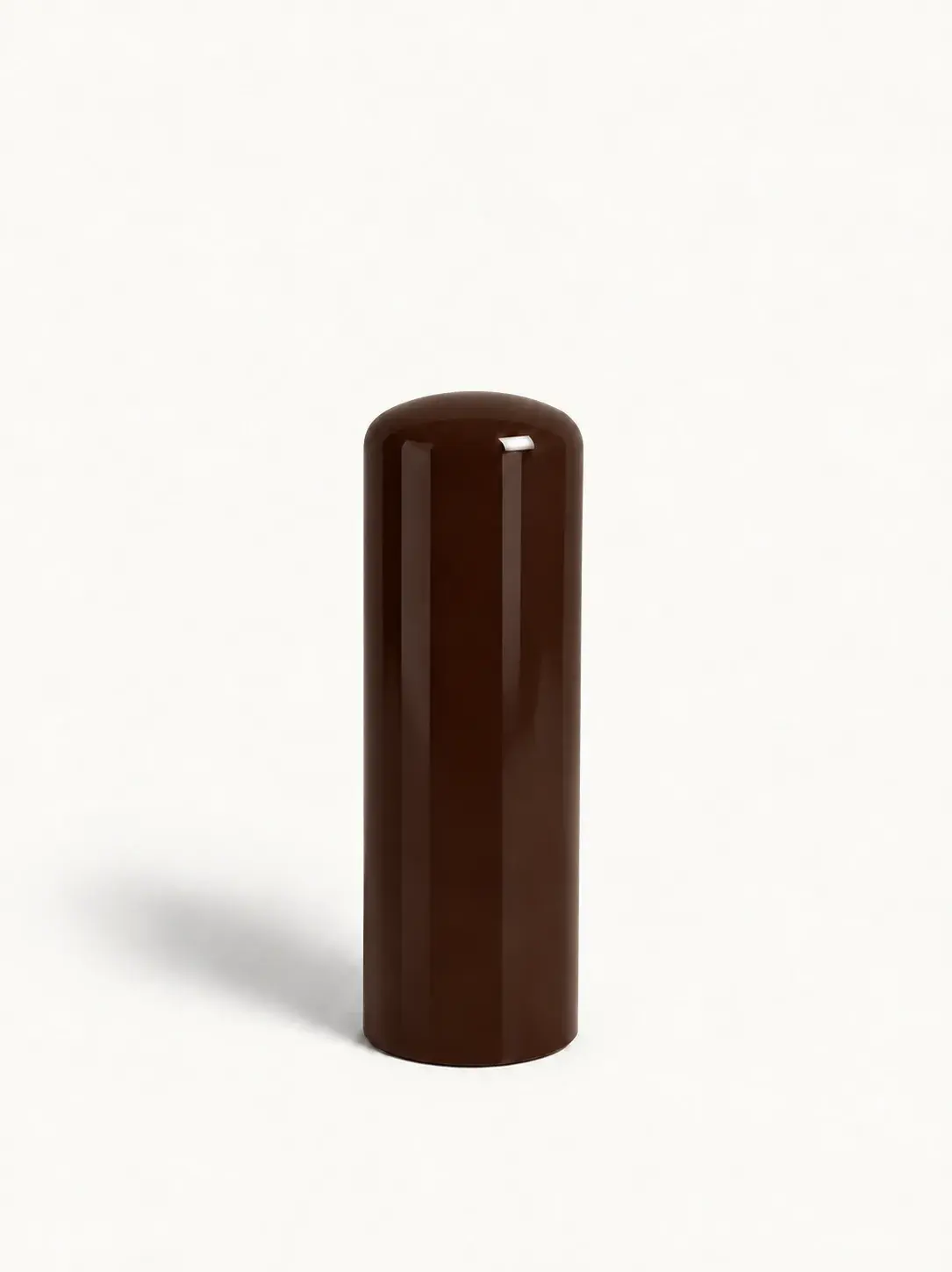 Borne de voirie peinte en acier BV13 — coloris Marron (RAL 8017)