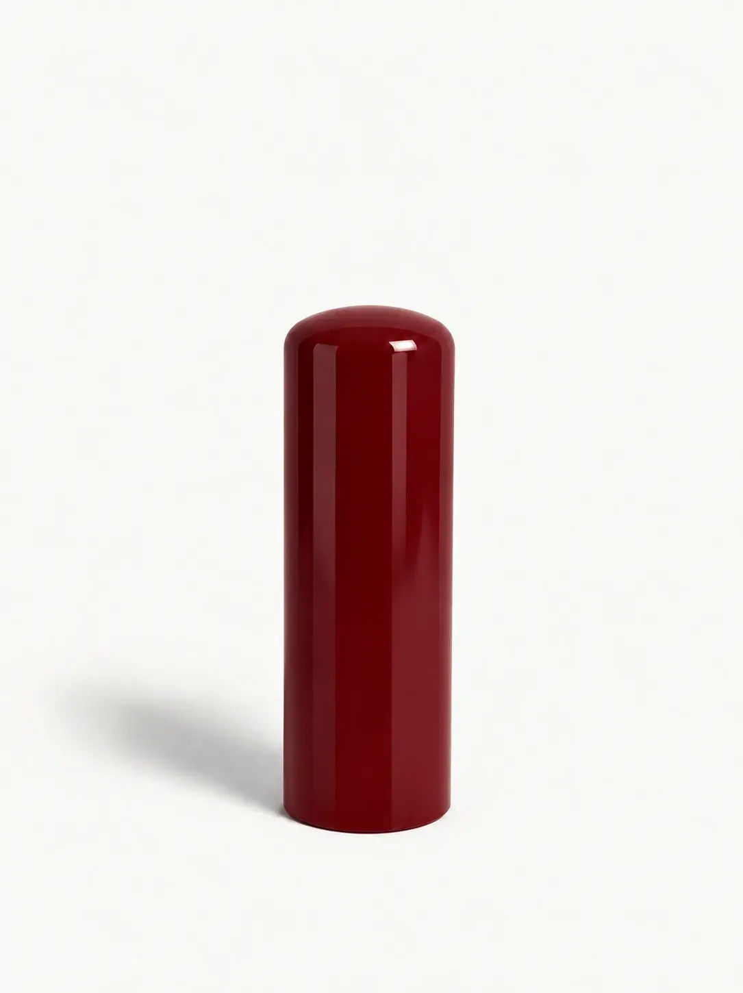 Borne de voirie peinte en acier BV13 — coloris Rouge (RAL 3004)