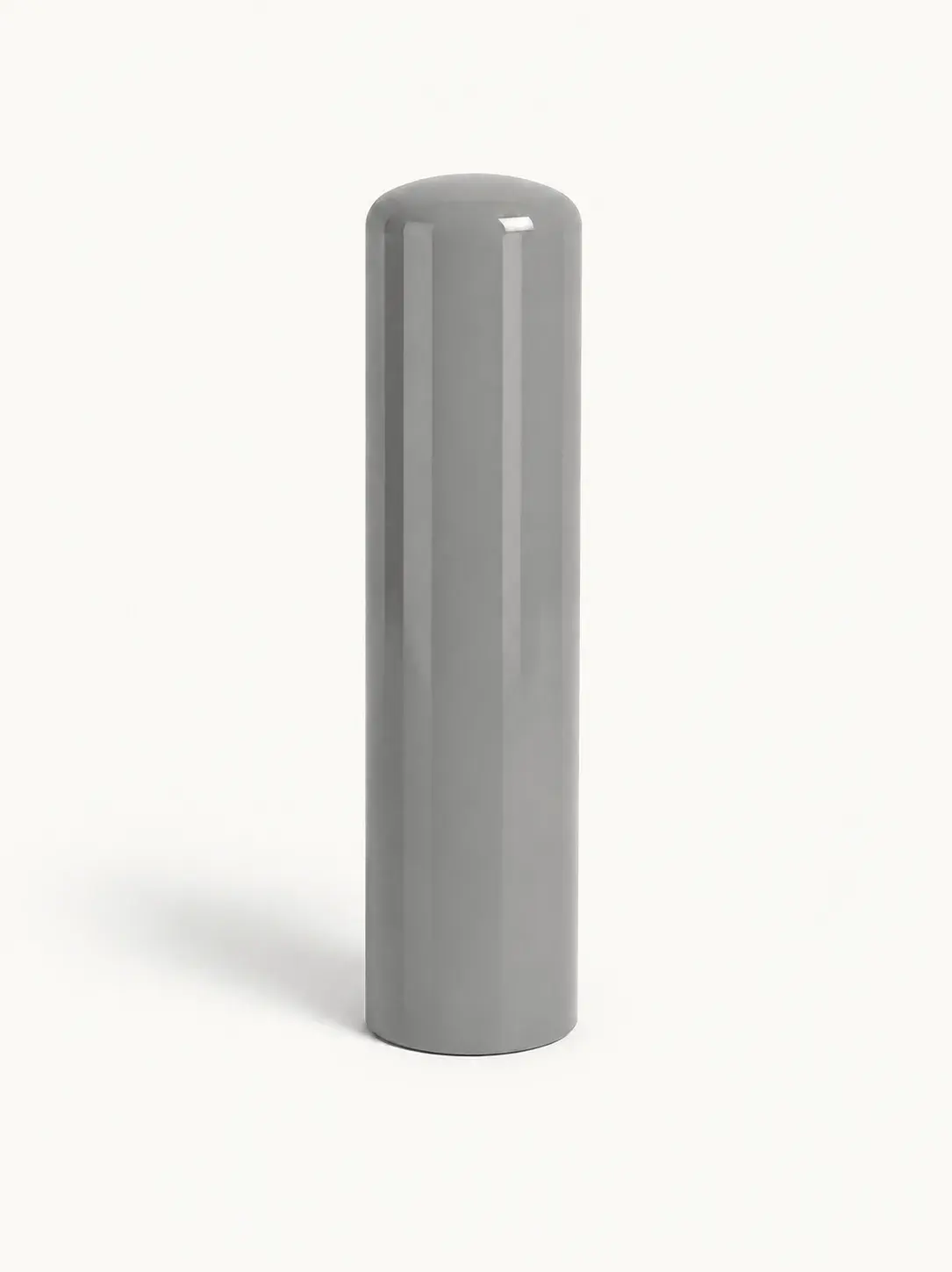 Borne de voirie peinte en acier BV14 — coloris Gris alu (RAL 310)