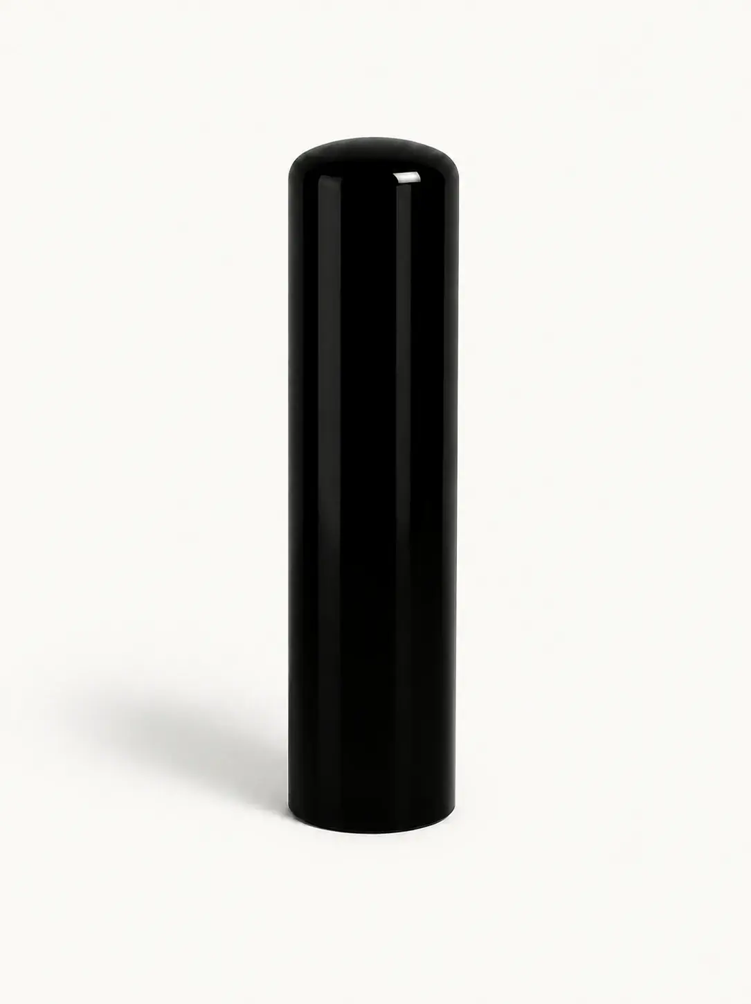 Borne de voirie peinte en acier BV14 — coloris Noir (RAL 9005)