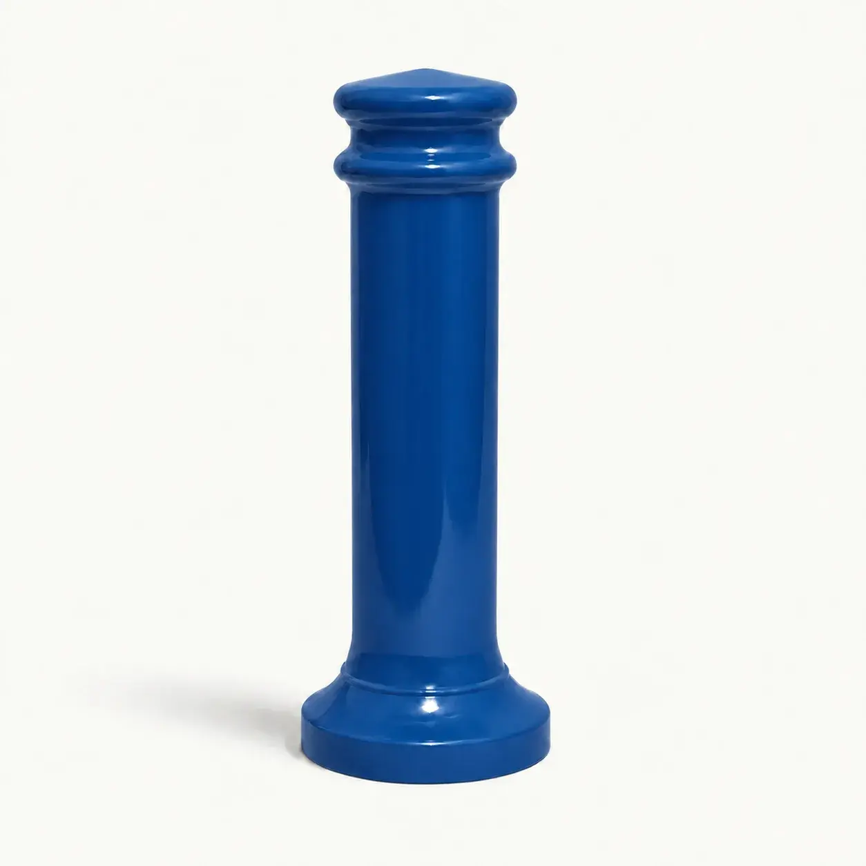 Borne de voirie peinte en acier BV2 — coloris Bleu (RAL 5010)