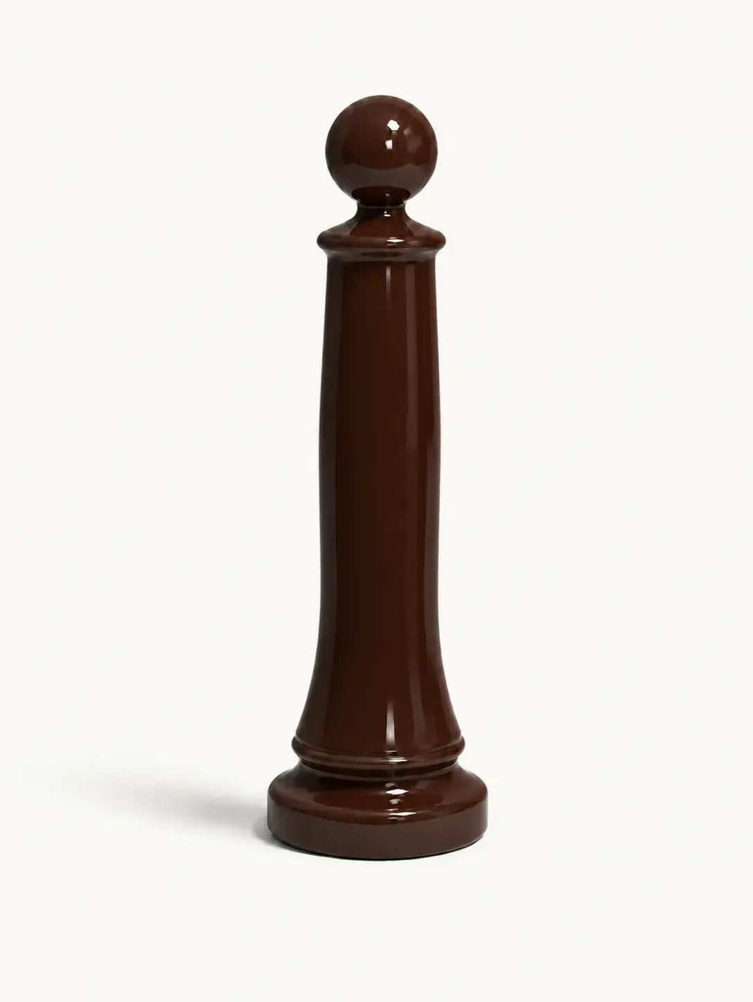 Borne de voirie peinte en acier BV6A — coloris Marron (RAL 8017)