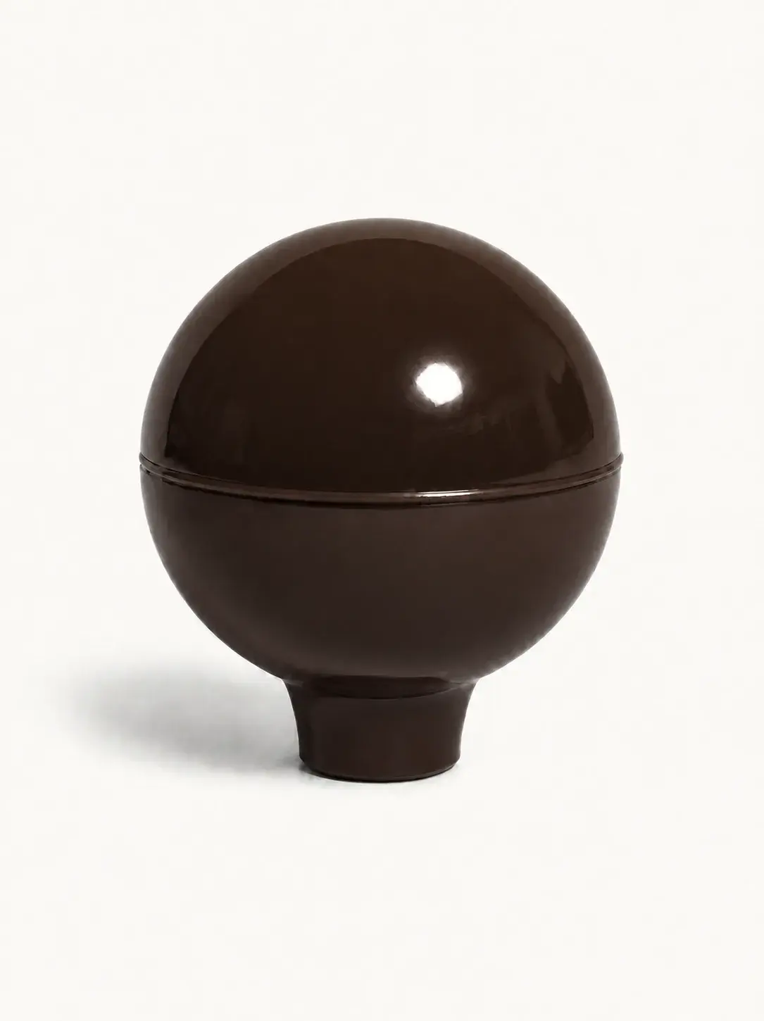 Borne de voirie peinte en acier BV7 — coloris Marron (RAL 8017)