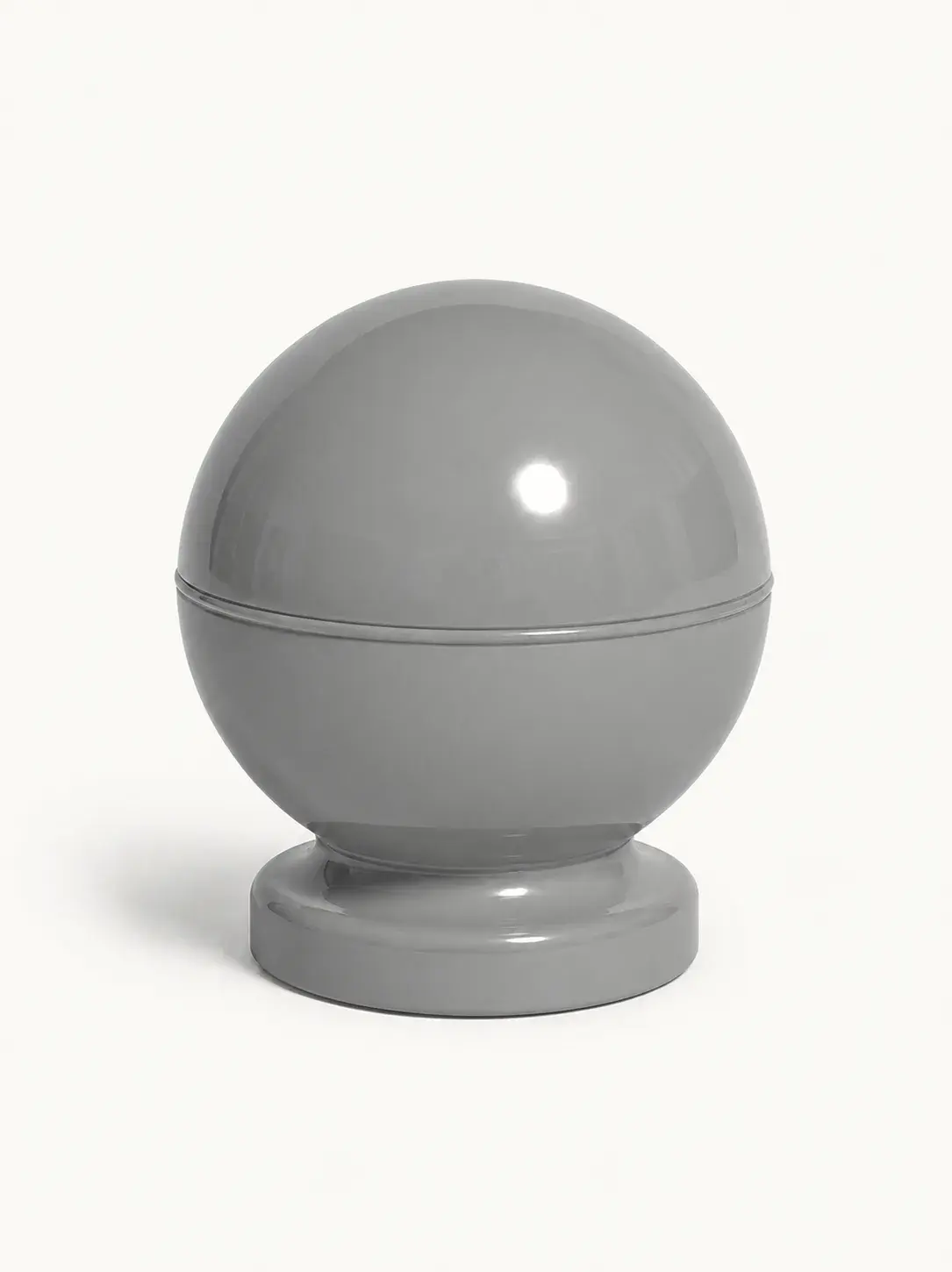 Borne de voirie peinte en acier BV8 — coloris Gris alu (RAL 310)