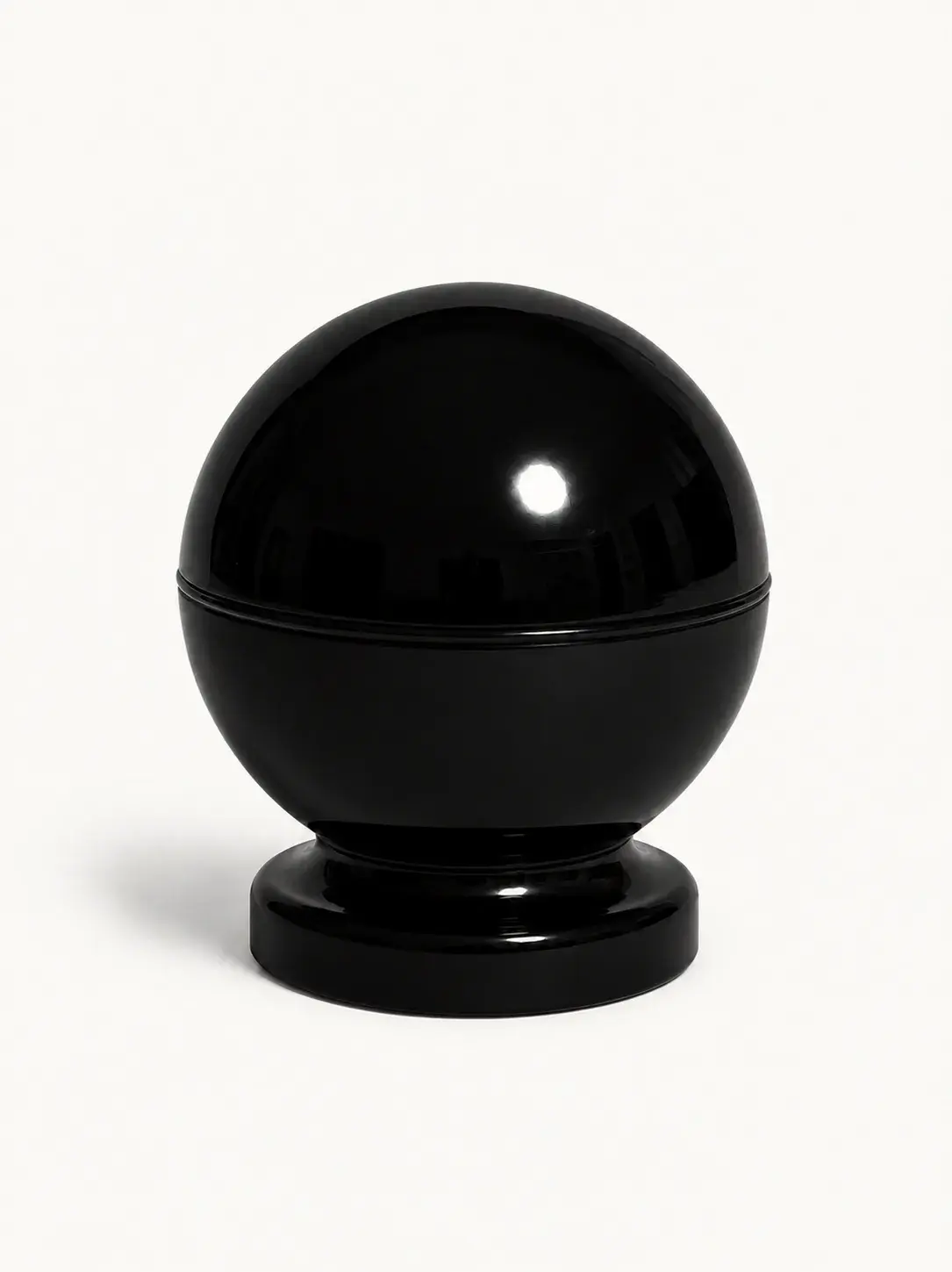 Borne de voirie peinte en acier BV8 — coloris Noir (RAL 9005)