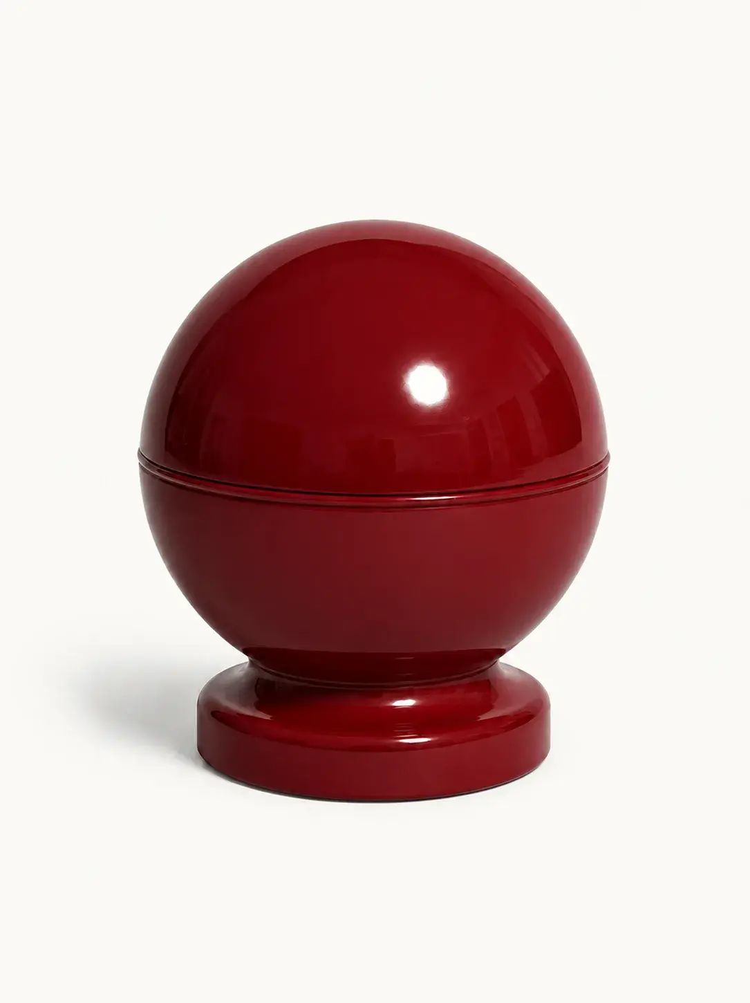 Borne de voirie peinte en acier BV8 — coloris Rouge (RAL 3004)