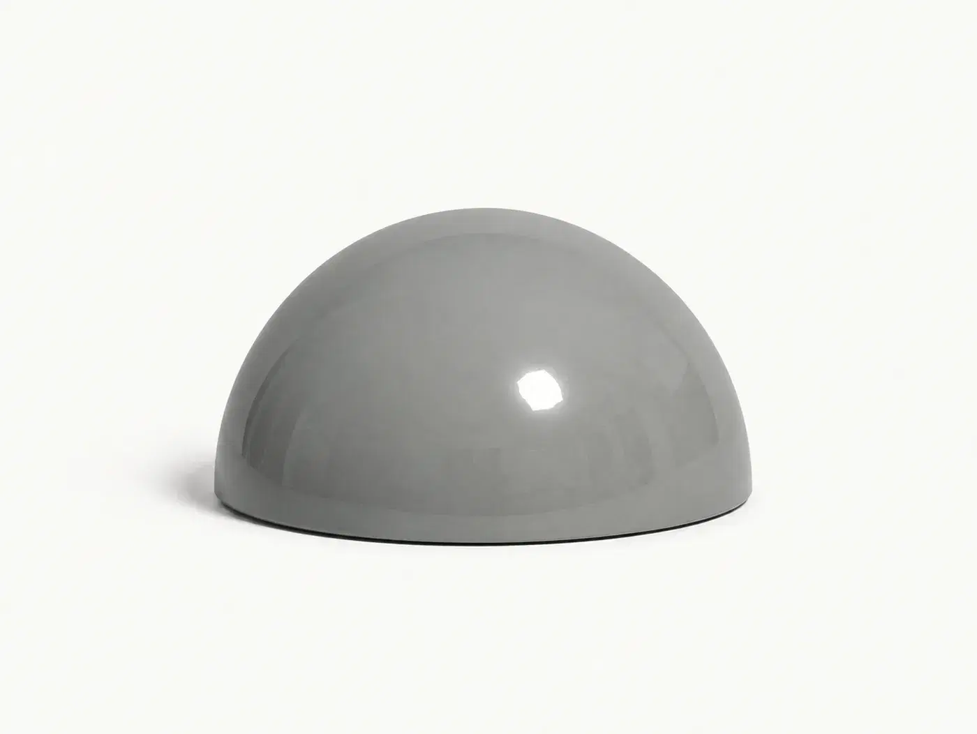 Borne de voirie peinte en acier BV9 — coloris Gris alu (RAL 310)