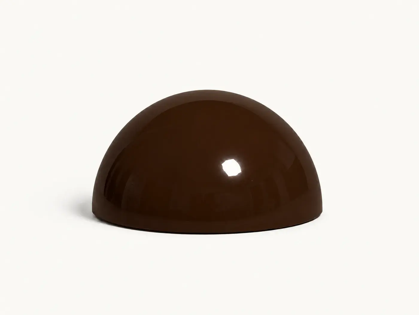 Borne de voirie peinte en acier BV9 — coloris Marron (RAL 8017)