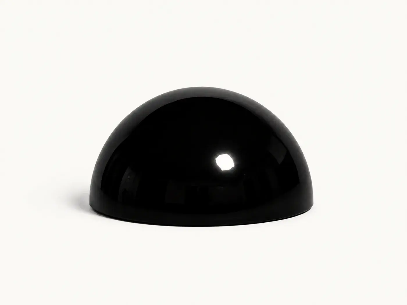 Borne de voirie peinte en acier BV9 — coloris Noir (RAL 9005)