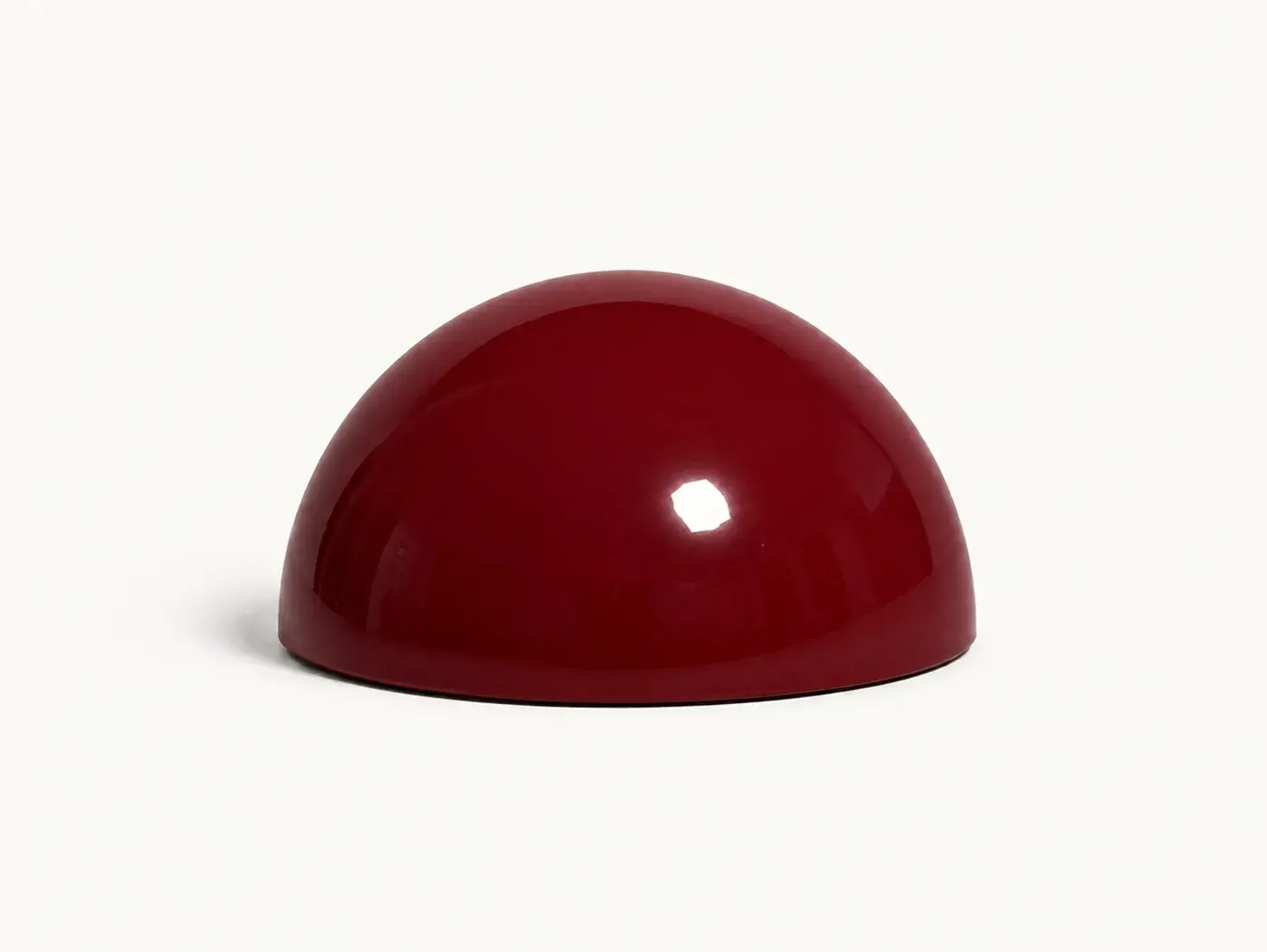 Borne de voirie peinte en acier BV9 — coloris Rouge (RAL 3004)