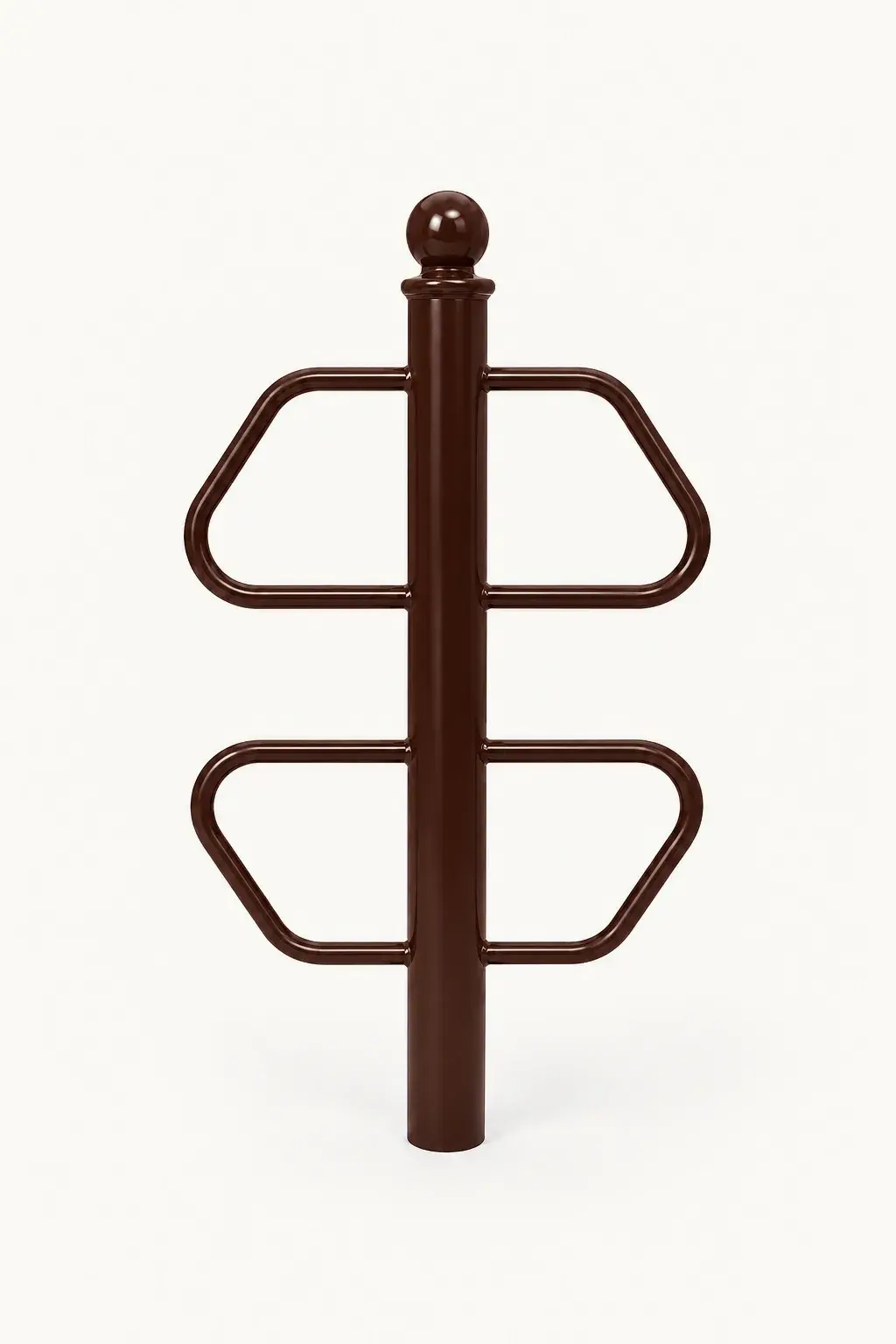 Support-cycle CS2 — coloris Marron (RAL 8017)