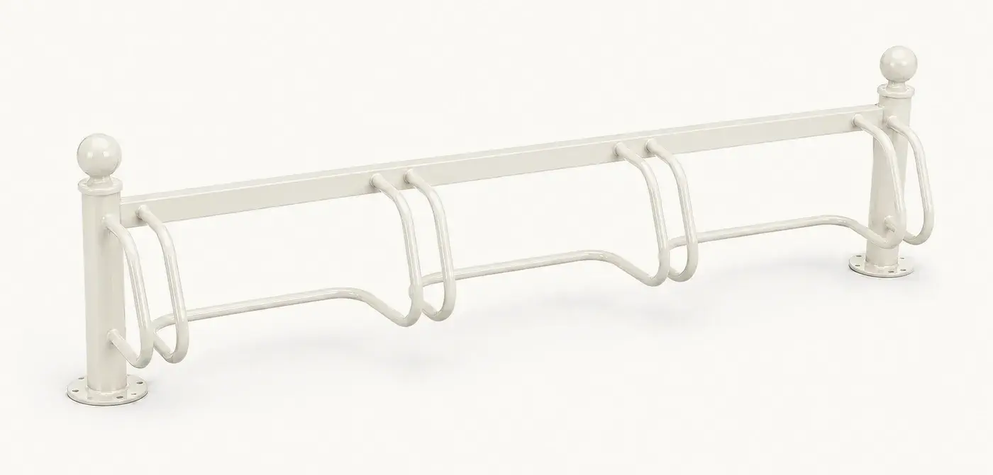 Support-cycle CS4 — coloris Blanc (RAL 9010)