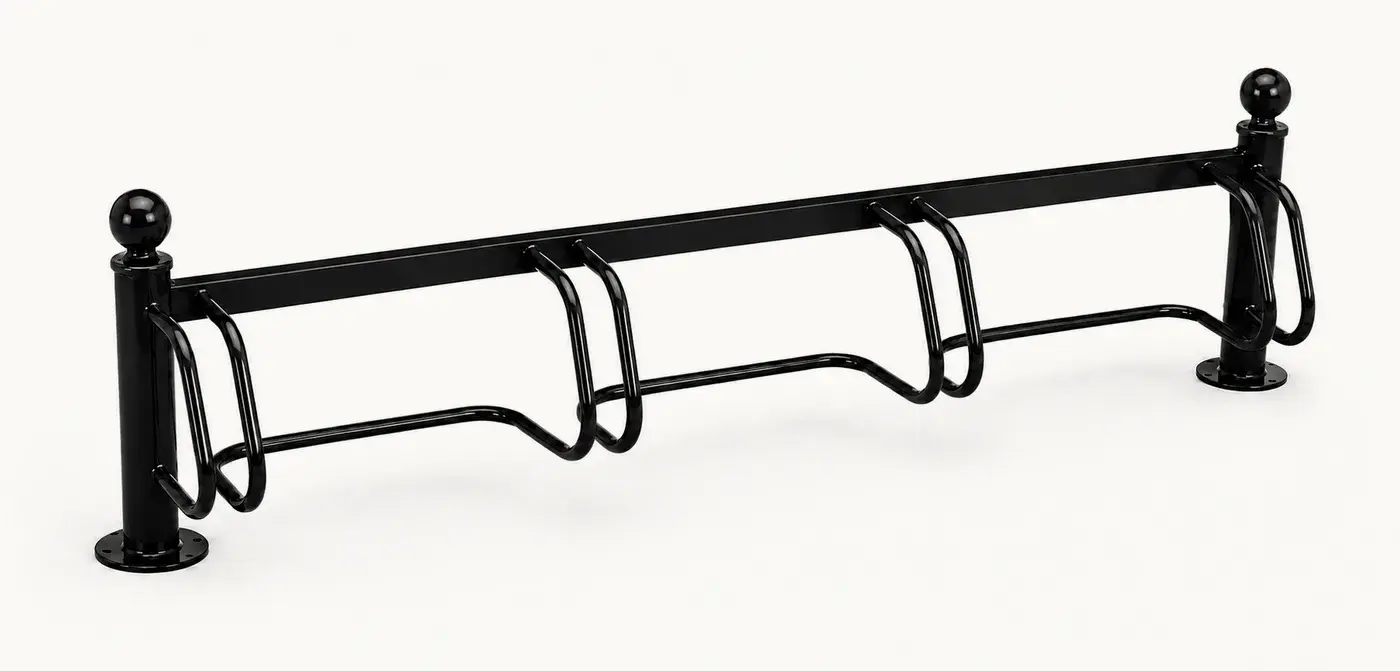 Support-cycle CS4 — coloris Noir (RAL 9005)