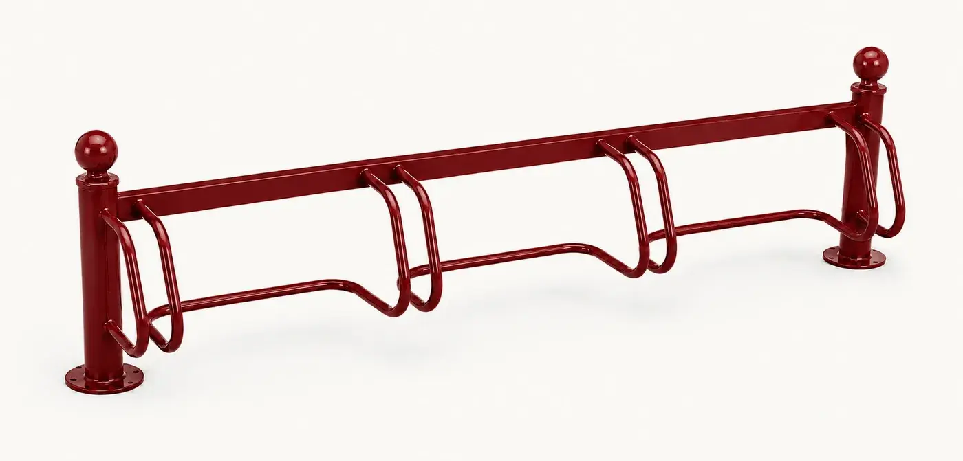 Support-cycle CS4 — coloris Rouge (RAL 3004)