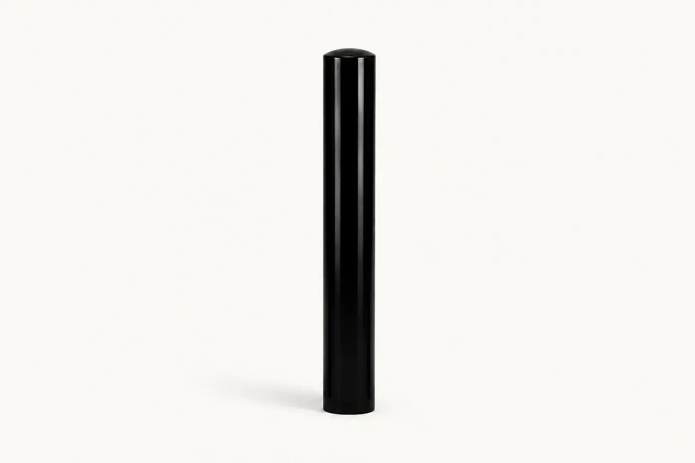 Potelet en acier PO1 — coloris Noir (RAL 9005)