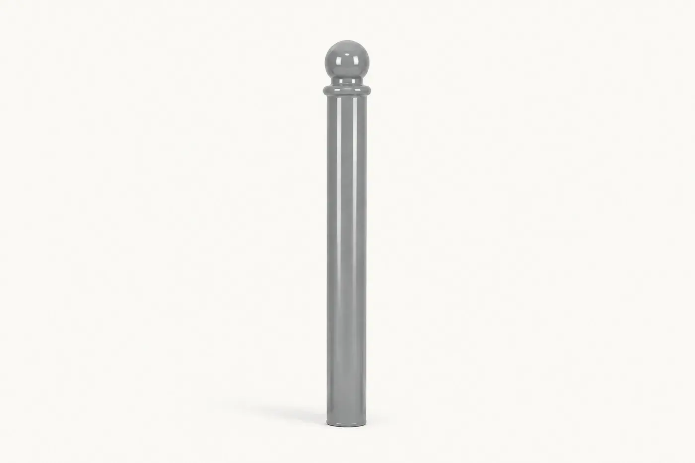 Potelet en acier PO2 — coloris Gris alu (RAL 310)