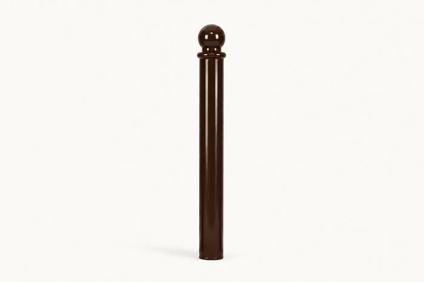 Potelet en acier PO2 — coloris Marron (RAL 8017)