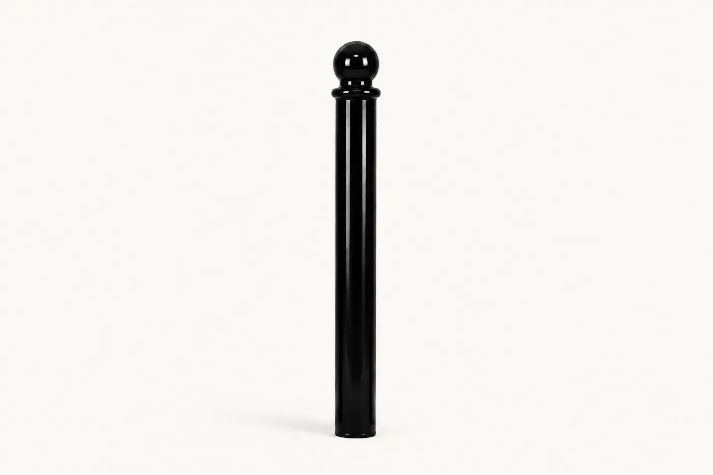 Potelet en acier PO2 — coloris Noir (RAL 9005)