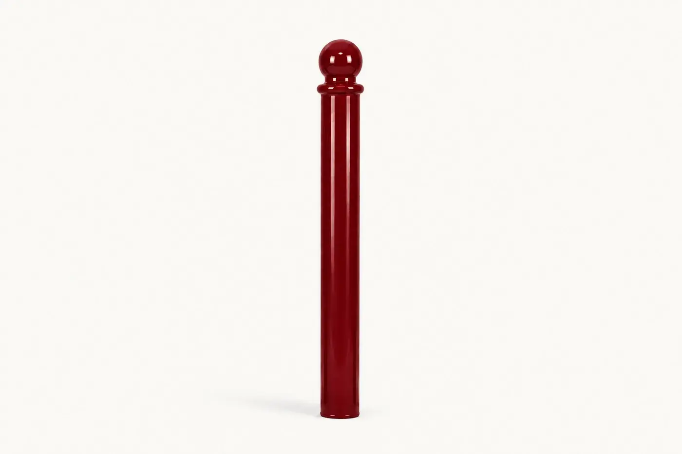 Potelet en acier PO2 — coloris Rouge (RAL 3004)