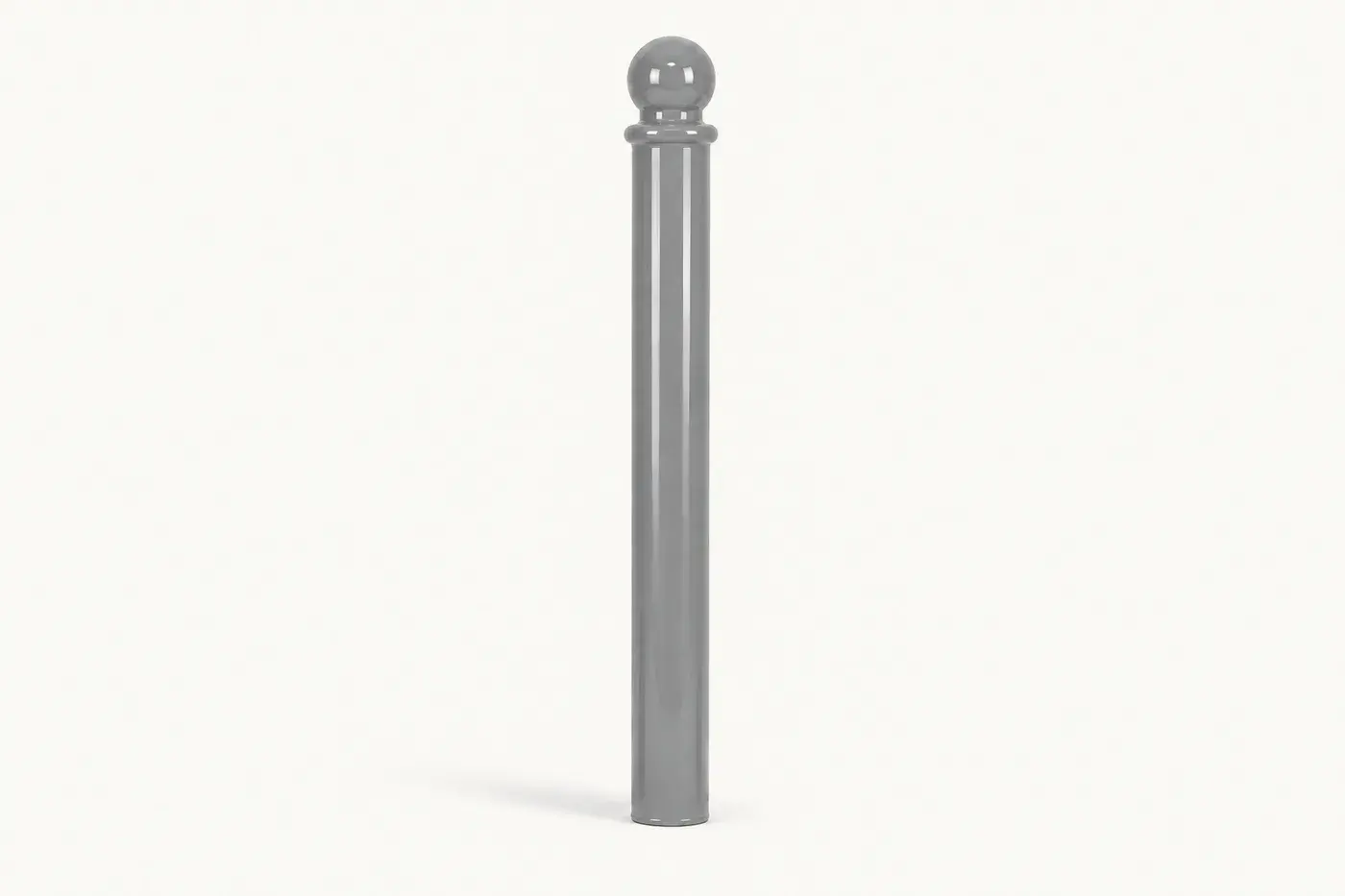 Potelet en acier bicolore pour malvoyants PO2B — mobilier urbain Jarco, vue 5