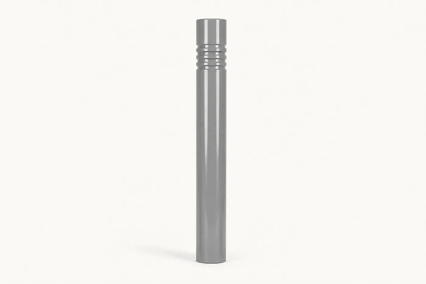 Potelet en acier PO6 — coloris Gris alu (RAL 310)
