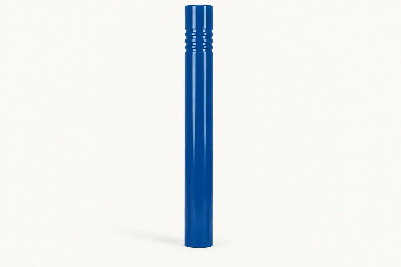 Potelet en acier PO7 — coloris Bleu (RAL 5010)