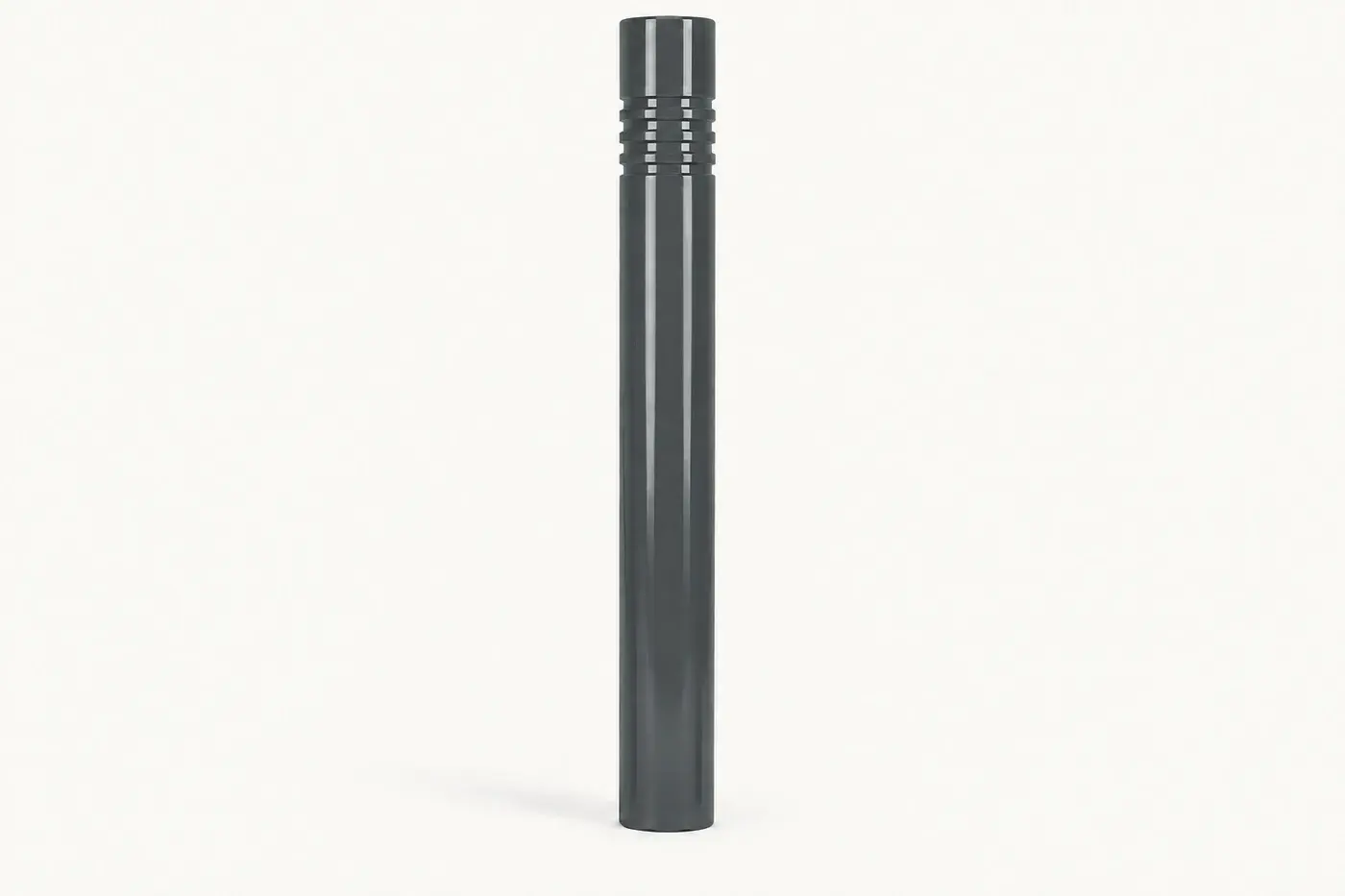 Potelet en acier PO7 — coloris Gris (RAL 7012)