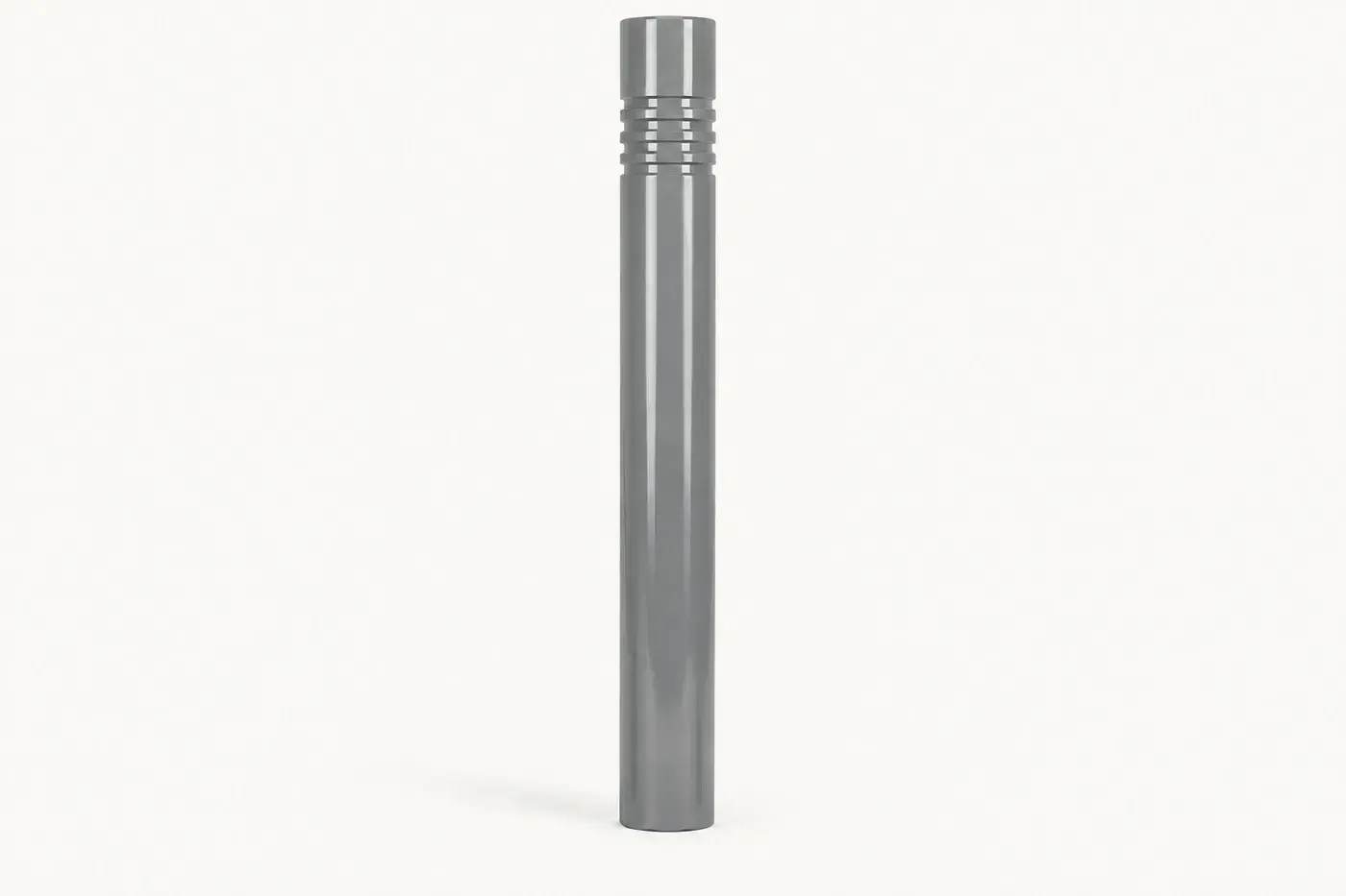 Potelet en acier PO7 — coloris Gris alu (RAL 310)