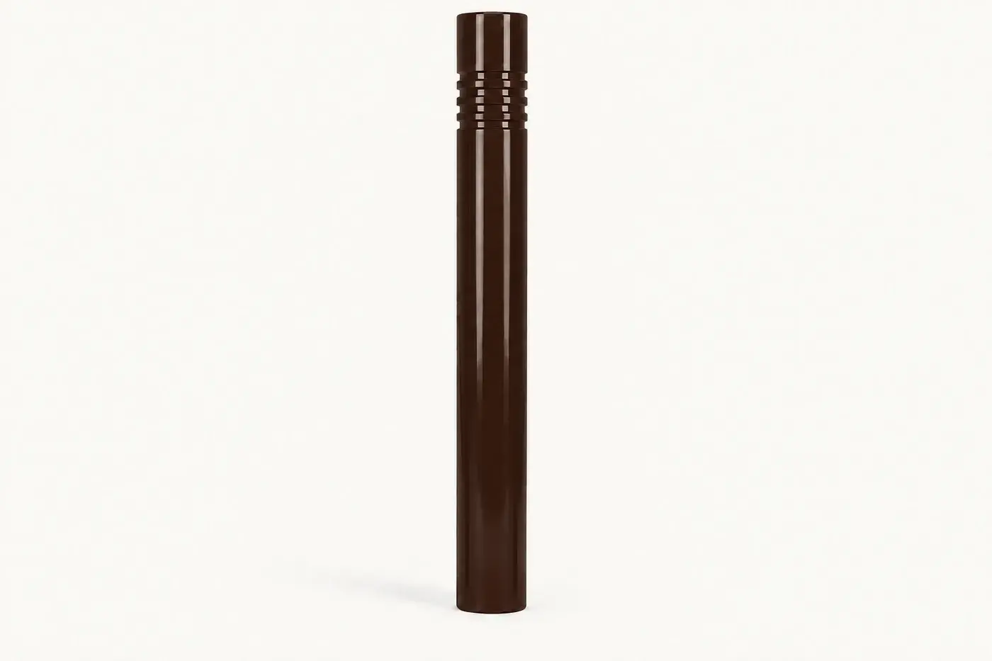 Potelet en acier PO7 — coloris Marron (RAL 8017)
